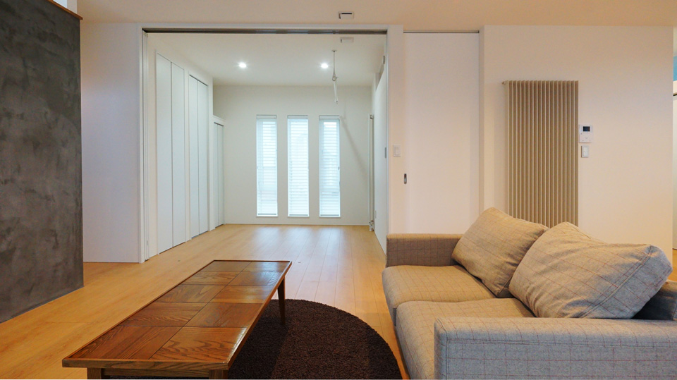 清潔感×無機質　大人の寛ぎ空間